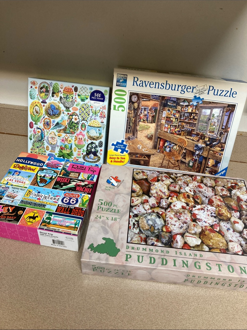 Assorted puzzle collection (4ct)
